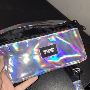 RARE HOLOGRAPHIC PINK Fannypack
